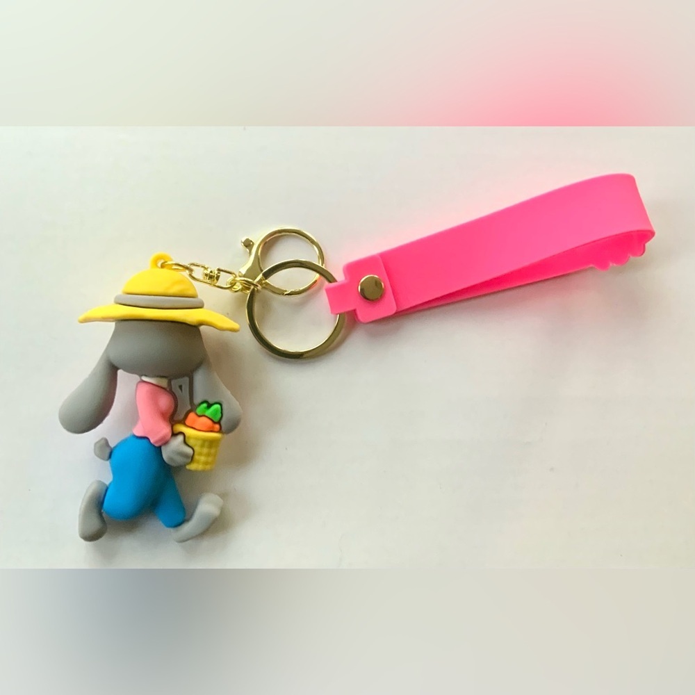 Kids Keychain Set - Pink and Brown - Picture 7 of 9